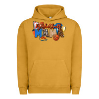 Pigment Peanut Butter basketball mama Urban Hoodie - FaDigitalArtStudio