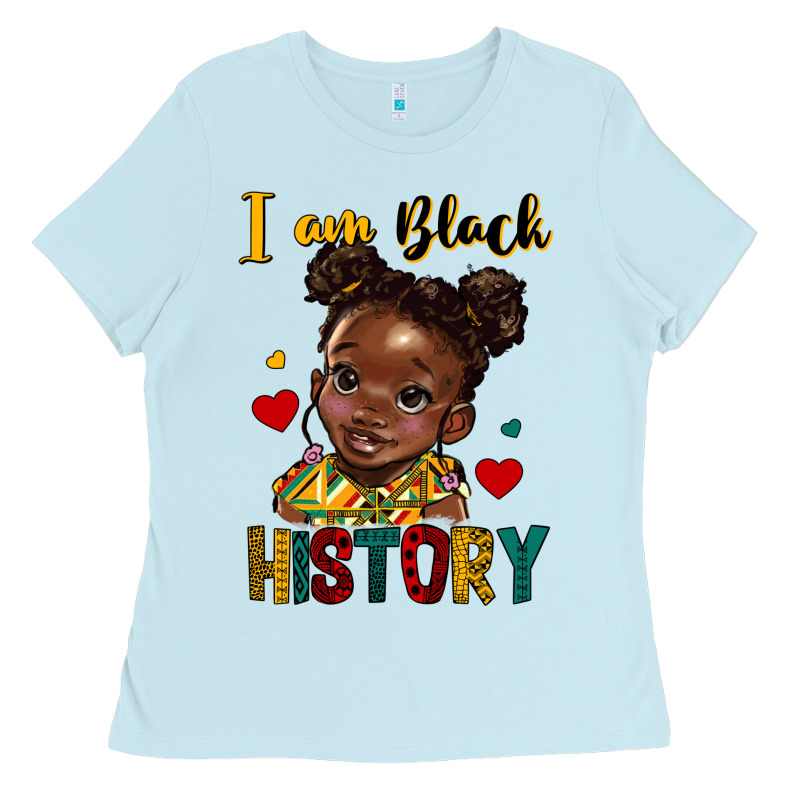 I Am Black History Ladies Tee by HRA Design Shop | Teevron