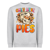 Heather Grey only here for the pies Heavyweight Sweatshirt - MaliasSmallBusiness