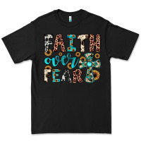 Black faith over fear Premium Tee - JahusDesignShop