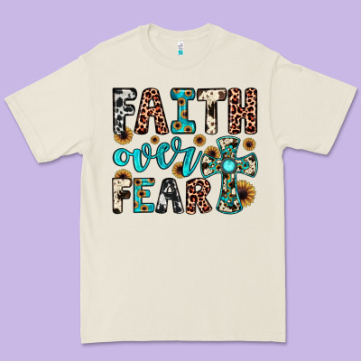 Faith Over Fear Premium Tee Designed By Jahusdesignshop