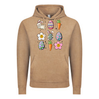 Vintage Coffee easter doodles Vintage Hoodie - MaliasSmallBusiness