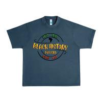 Midnight Navy black history Urban Heavy Tee - MaliasSmallBusiness