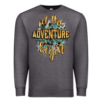 Charcoal Heather let the adventure begin 2024 Premium Sweatshirt - CowGirlArtShop