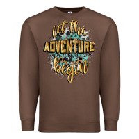 Chestnut let the adventure begin 2024 Premium Sweatshirt - CowGirlArtShop