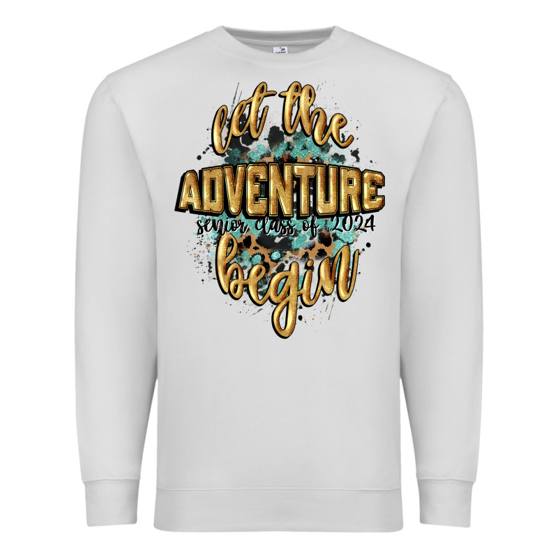 Let The Adventure Begin 2024 Premium Sweatshirt by CowGirlArtShop | Teevron