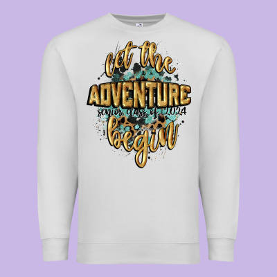 Let The Adventure Begin 2024 Premium Sweatshirt Designed By Cowgirlartshop