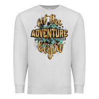 Dove Grey let the adventure begin 2024 Premium Sweatshirt - CowGirlArtShop