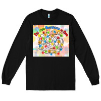 Black im fine everything is fine with lights Long Sleeve Tee - MaliasSmallBusiness