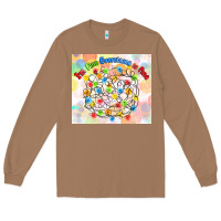 Toasted Coconut im fine everything is fine with lights Long Sleeve Tee - MaliasSmallBusiness