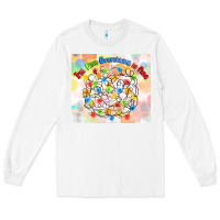 White im fine everything is fine with lights Long Sleeve Tee - MaliasSmallBusiness
