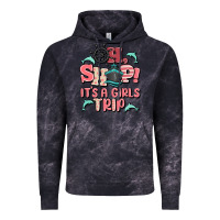 Cloud Black oh ship it's a girls trip Vintage Hoodie - MaliasSmallBusiness