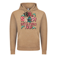 Vintage Coffee oh ship it's a girls trip Vintage Hoodie - MaliasSmallBusiness