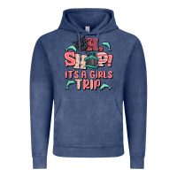 Vintage Denim oh ship it's a girls trip Vintage Hoodie - MaliasSmallBusiness