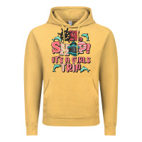 Vintage Mustard oh ship it's a girls trip Vintage Hoodie - MaliasSmallBusiness