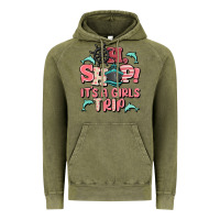 Vintage Olive oh ship it's a girls trip Vintage Hoodie - MaliasSmallBusiness