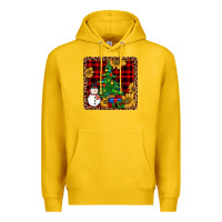 Lemon snowman trees coaster Premium Hoodie - JahusDesignShop