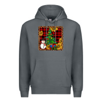 Rock snowman trees coaster Premium Hoodie - JahusDesignShop