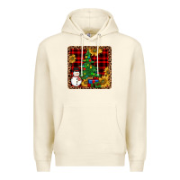 Sandshell snowman trees coaster Premium Hoodie - JahusDesignShop