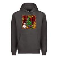 Smoke snowman trees coaster Premium Hoodie - JahusDesignShop