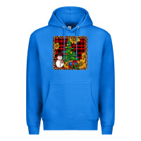 True Royal snowman trees coaster Premium Hoodie - JahusDesignShop