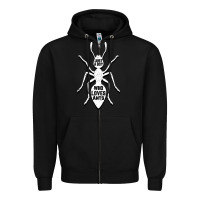 Black Just A Boy Who Loves Ants Zipper Hoodie - Bettercallsaul