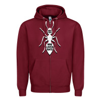 Burgundy Just A Boy Who Loves Ants Zipper Hoodie - Bettercallsaul