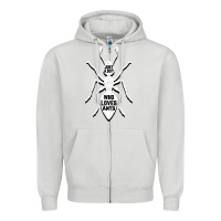 Dove Grey Just A Boy Who Loves Ants Zipper Hoodie - Bettercallsaul