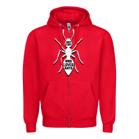 Red Just A Boy Who Loves Ants Zipper Hoodie - Bettercallsaul