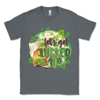Charcoal Heather let's get lucked up Classic Tee - MaliasSmallBusiness