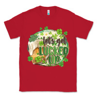 Red let's get lucked up Classic Tee - MaliasSmallBusiness