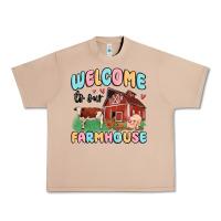 Burro welcome to our farmhouse Urban Heavy Tee - MaliasSmallBusiness