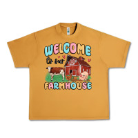 Peanut Butter welcome to our farmhouse Urban Heavy Tee - MaliasSmallBusiness