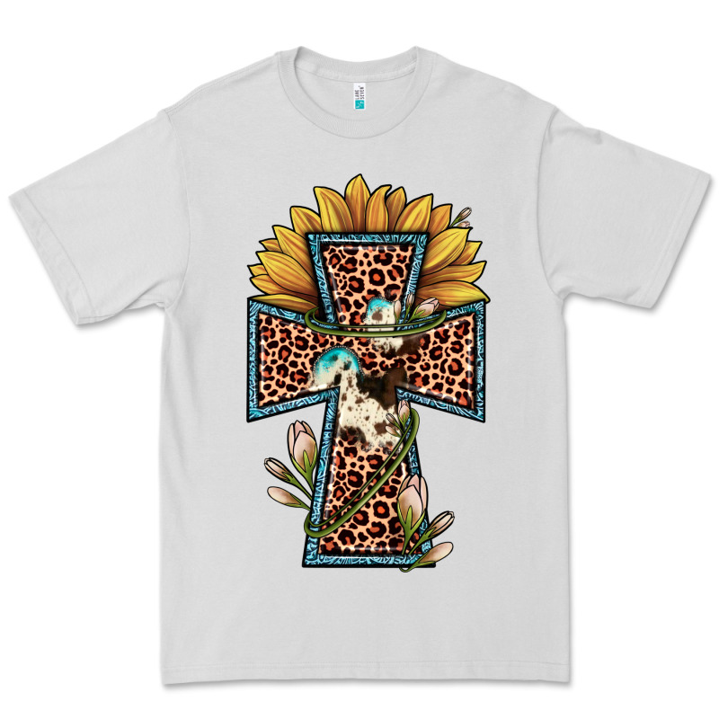Leopard Cross  Sunflower Premium Tee by JahusDesignShop | Teevron