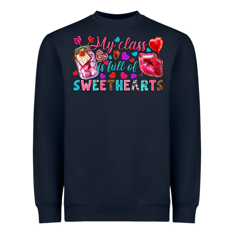 My Class Is Full Of Sweethearts Heavyweight Sweatshirt by NancyCooperArtShop | Teevron