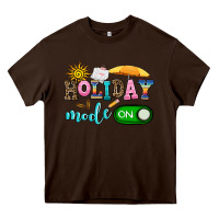 Chocolate Brown holiday mode on Heavy Core Tee - AdoDesignShop