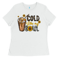 White cold like my soul Ladies Tee - CowhideDigitalArt