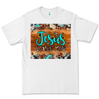 White jesus loves you Premium Tee - JahusDesignShop