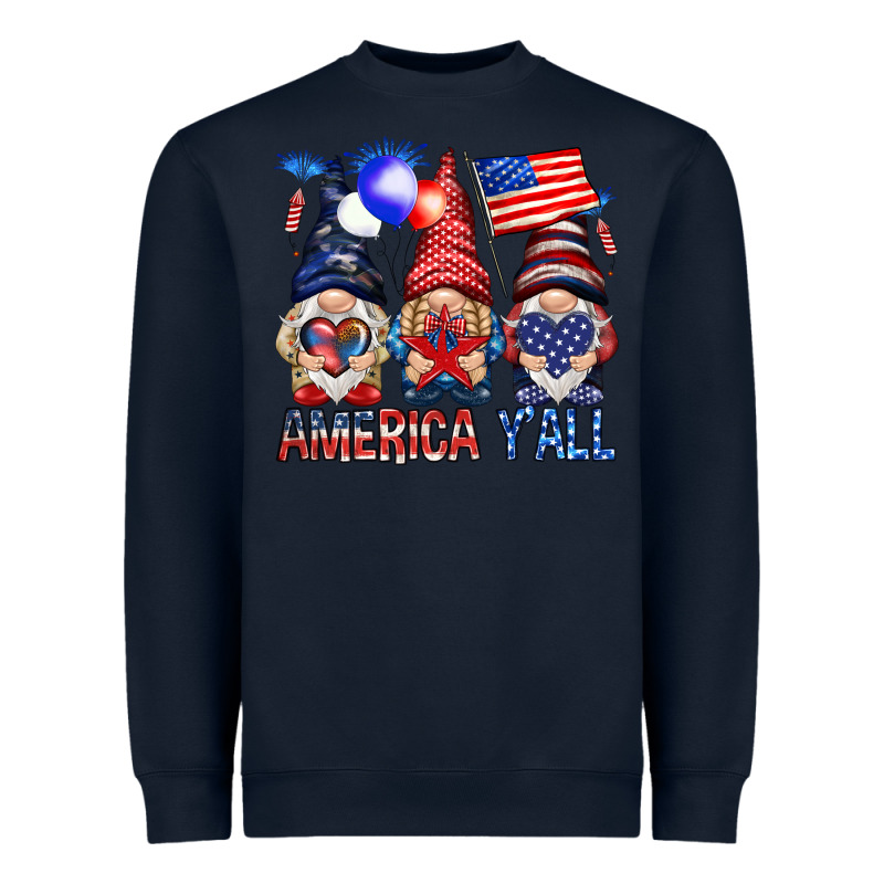 America Yall Heavyweight Sweatshirt by NancyCooperArtShop | Teevron