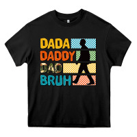 Black dada daddy dad bruh Heavy Core Tee - AdoDesignShop