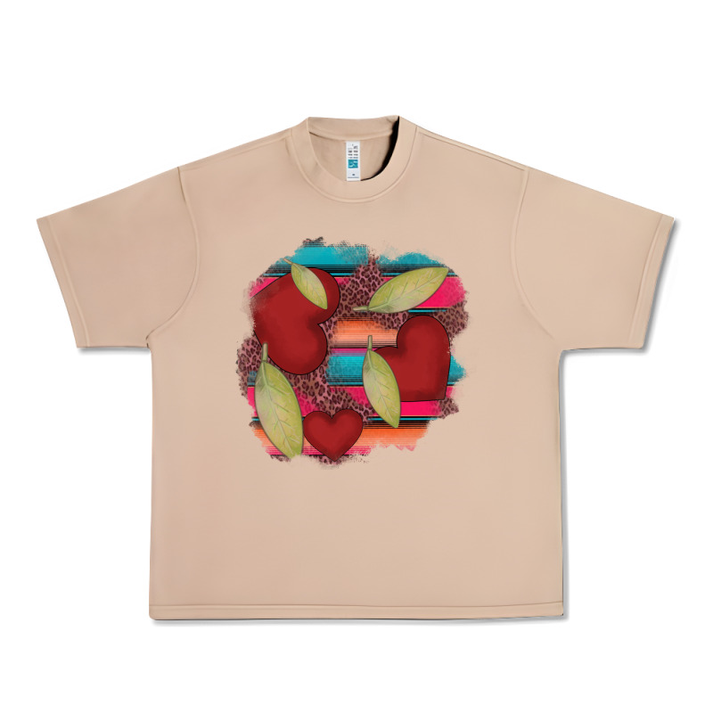 Heart And Serape Patches Urban Heavy Tee by AdoDesignShop | Teevron