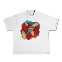 Lunar Rock heart and serape patches Urban Heavy Tee - AdoDesignShop
