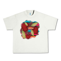 Pistachio heart and serape patches Urban Heavy Tee - AdoDesignShop