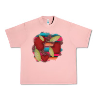 Salmon heart and serape patches Urban Heavy Tee - AdoDesignShop
