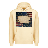 Pina Colada American flag add your text Premium Hoodie - CowGirlArtShop