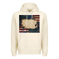 Tofu American flag add your text Premium Hoodie - CowGirlArtShop