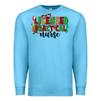 Ocean Blue licensed practical nurse Premium Sweatshirt - CowGirlArtShop