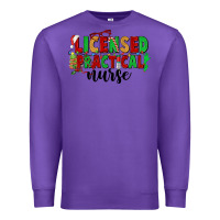 Purple licensed practical nurse Premium Sweatshirt - CowGirlArtShop