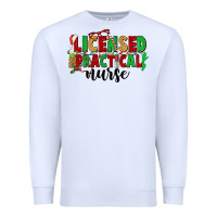 White licensed practical nurse Premium Sweatshirt - CowGirlArtShop