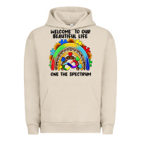 Pigment French Oak Autism rainbow Urban Hoodie - FaDigitalArtStudio